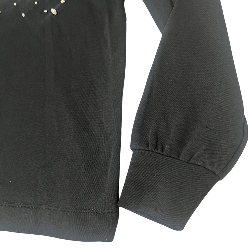Loft Black Cheers Sweatshirt Long Sleeves Crew neck  Size M - Picture 7 of 12